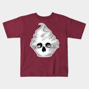 Cupcake Skull Kids T-Shirt